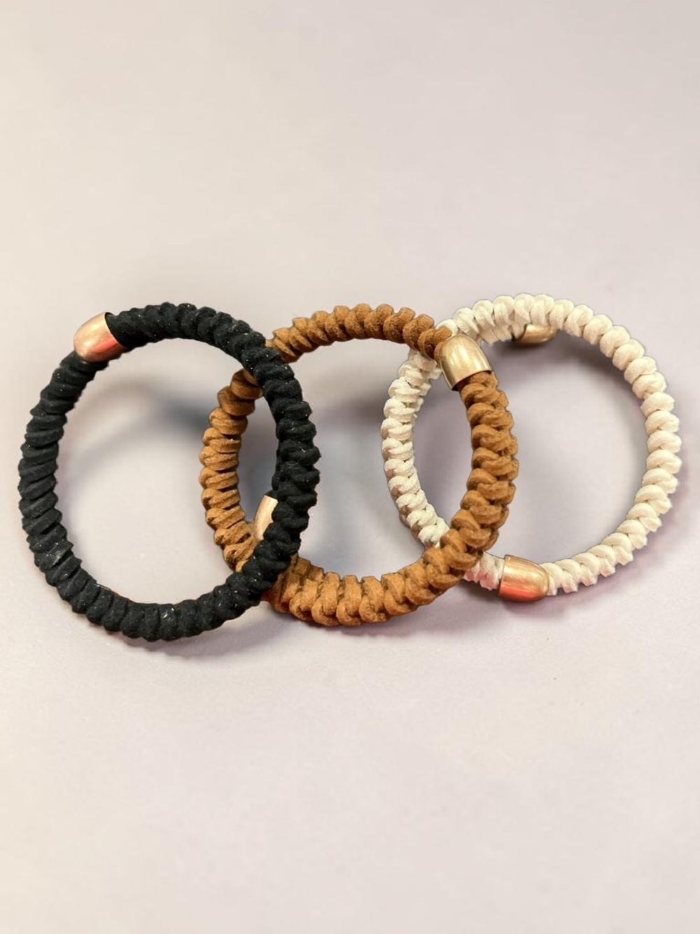 Set of 3 Plunder Design "Eva" vegan suede bracelets - NIP